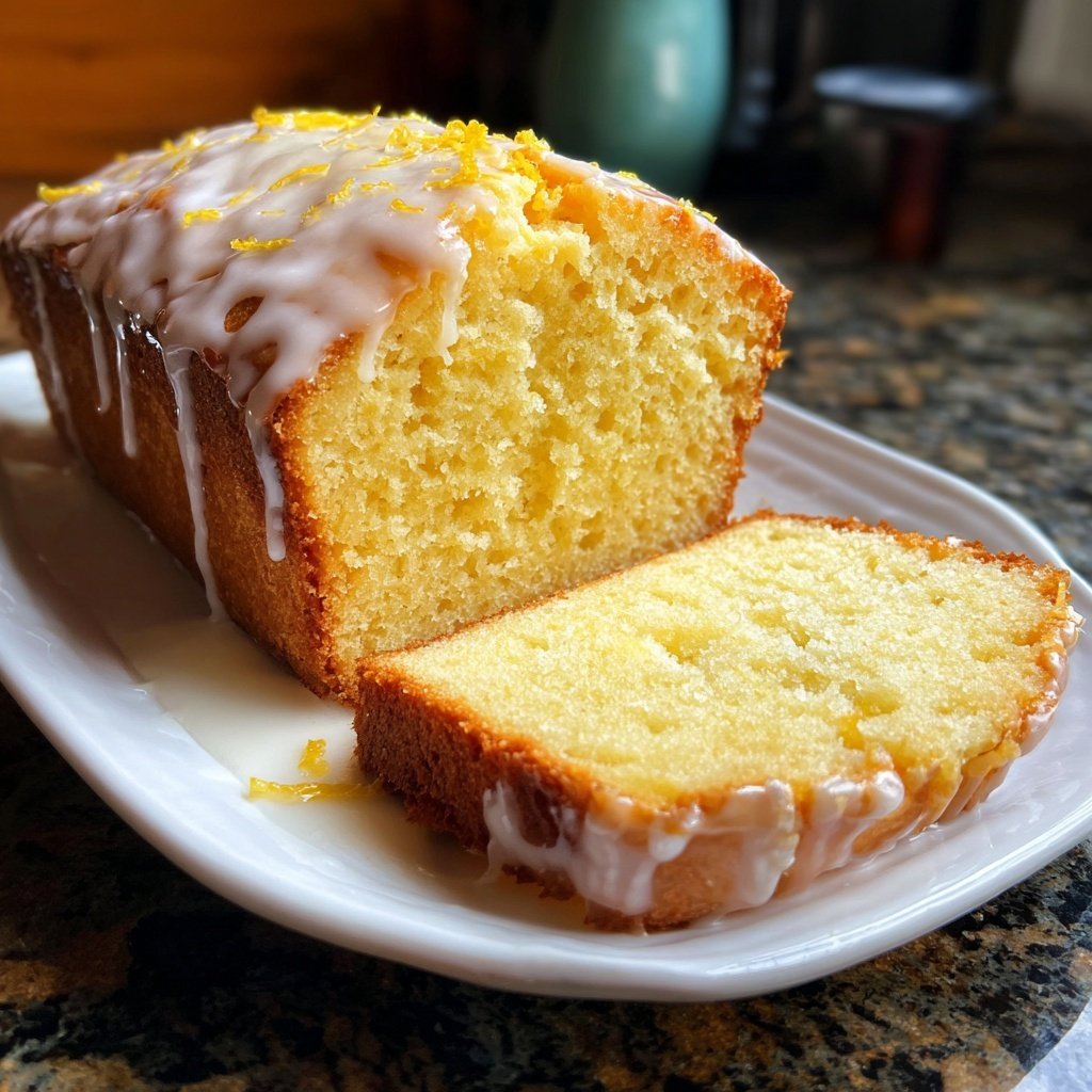 Cottage Cheese Lemon Loaf