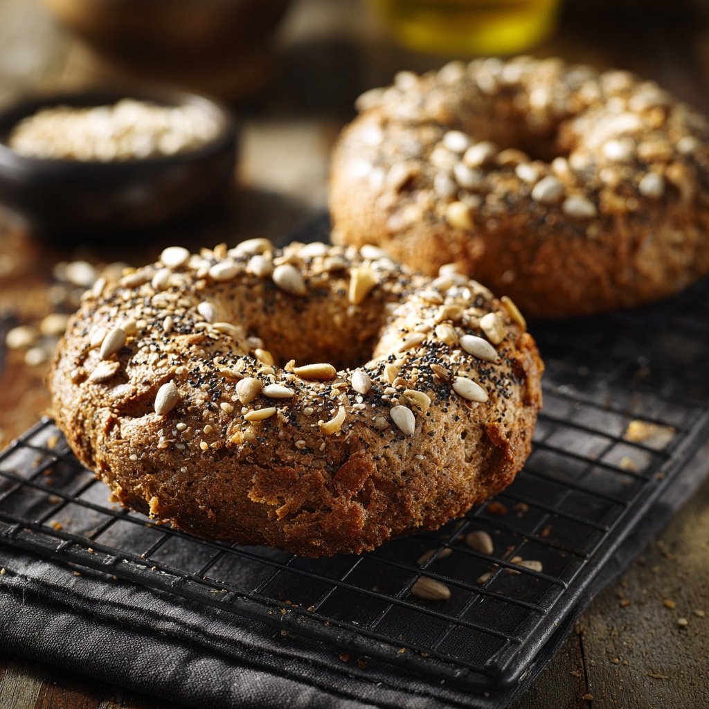 Whole Grain Protein Seed Bagels