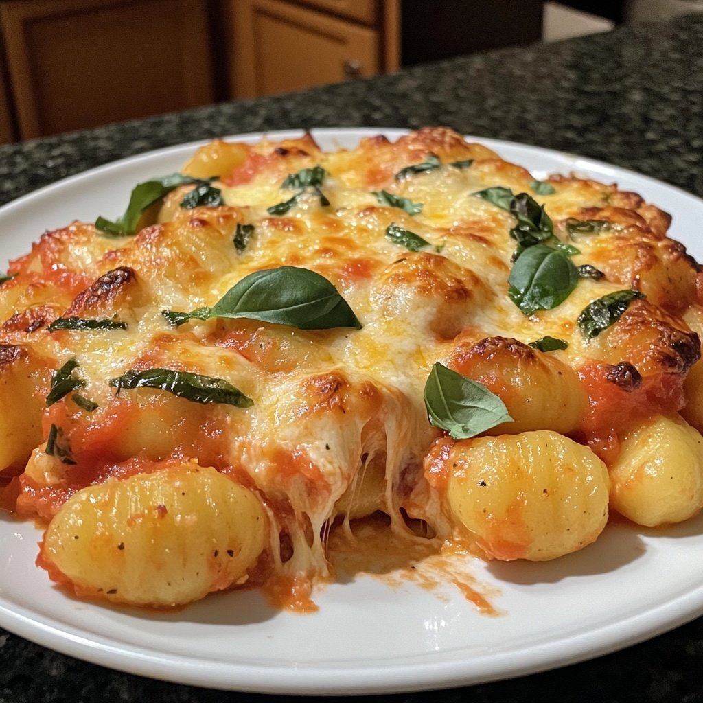 Sunday Tomato Basil Gnocchi Bake