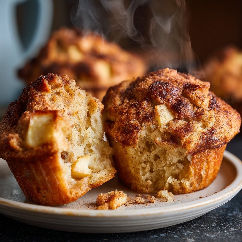 Healthy Apple Cinnamon Muffins