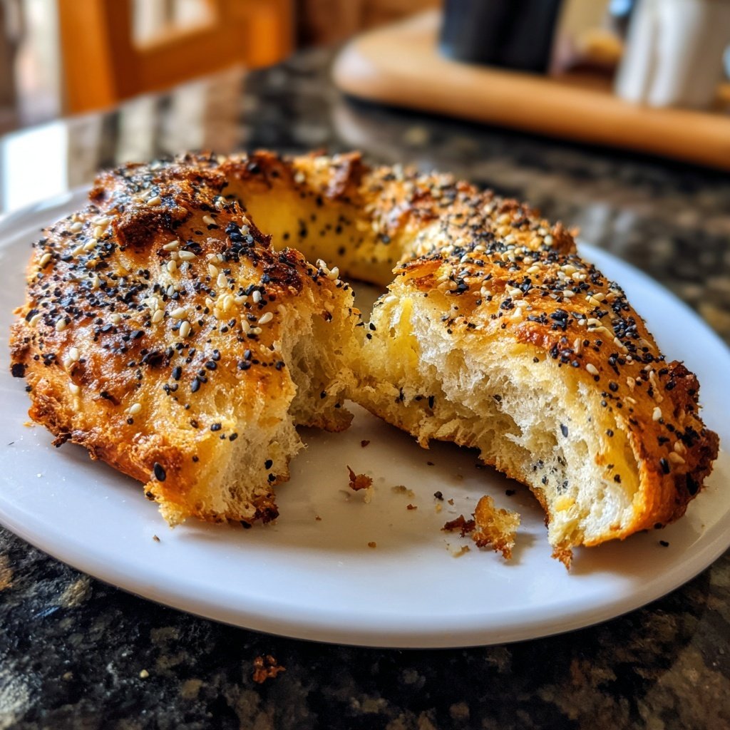 Air Fryer Yogurt Bagels