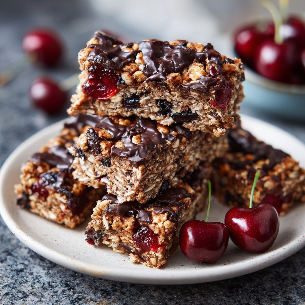 Chocolate Cherry Snack Bars