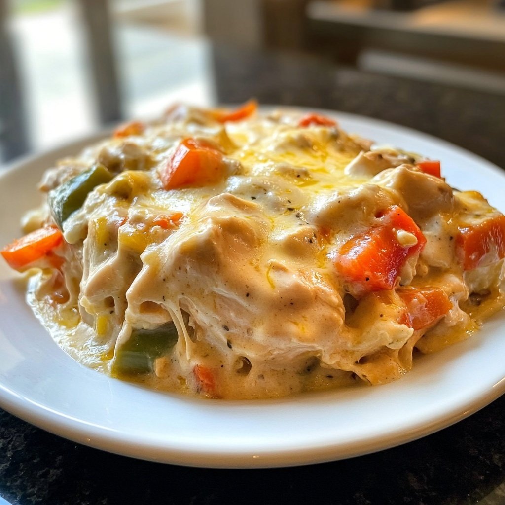 Creamy Low Carb Chicken Casserole