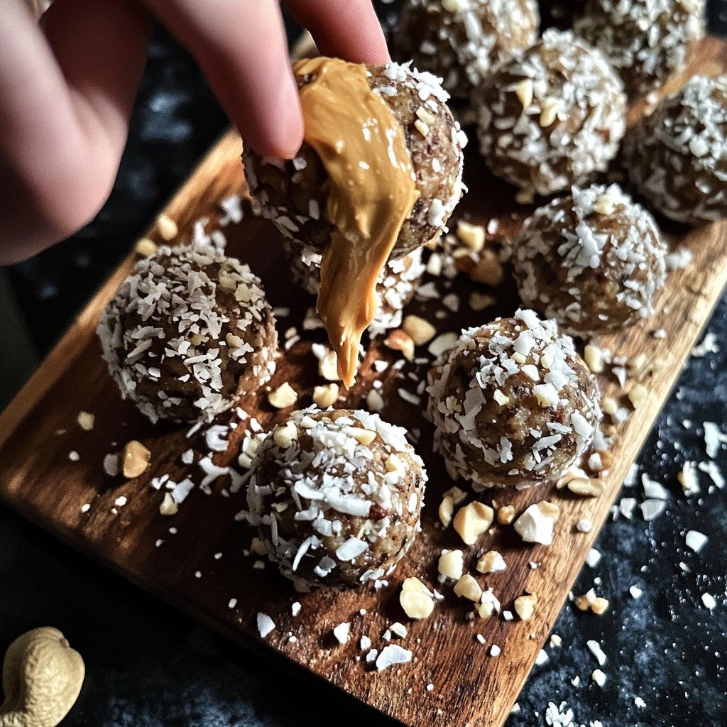 Protein Balls with Cashew Butter