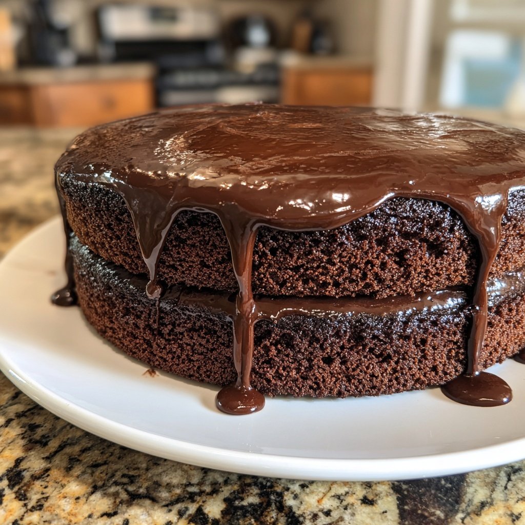 Chocolate Cake Made From Scratch