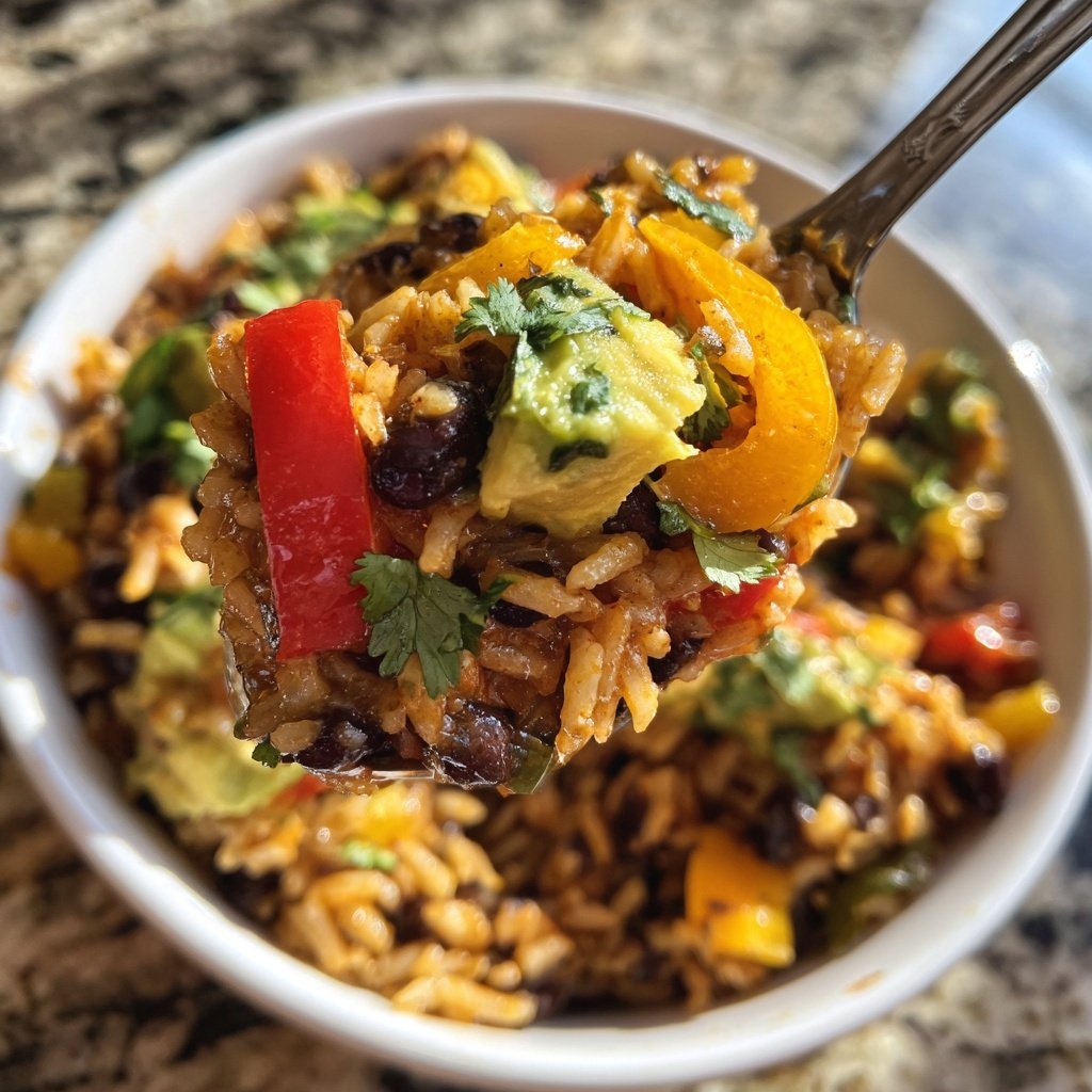 Jamaican Black Bean and Rice Bowl