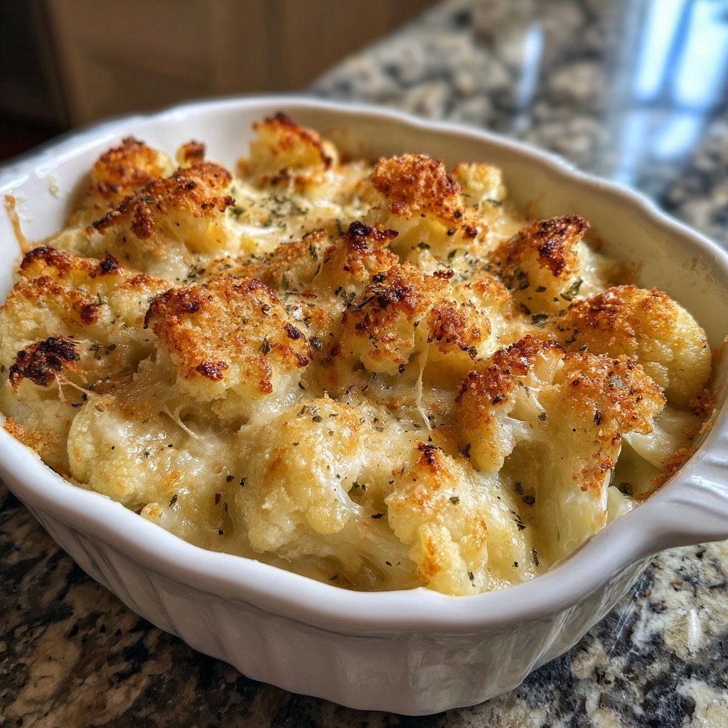 Sunday Creamy Cauliflower Bake