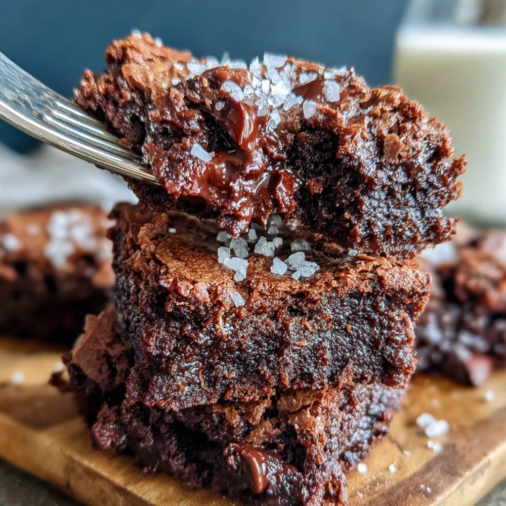 Chewy Sourdough Discard Brownies