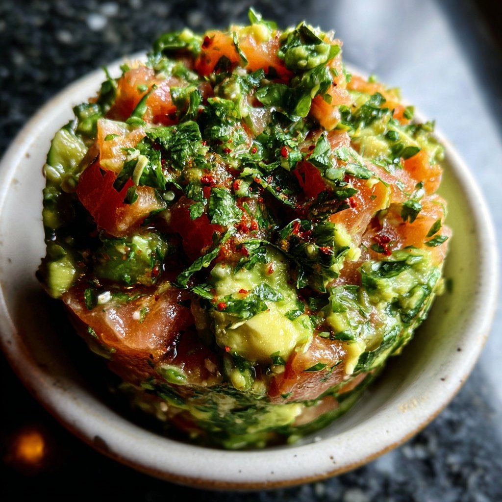 Salmon Tartare with Avocado